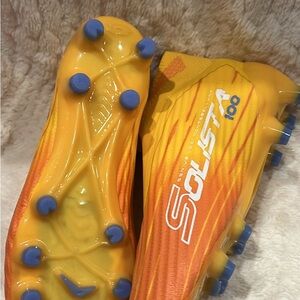 OTTO Yellow and Orange Soccer Cleats